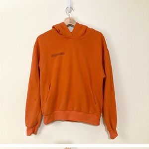 Pangaia Signature 365 Hoodie in Orange Size Extra Small